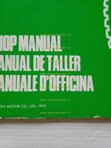 Honda Transalp XL 600 V VARIANTI 1995 manuale officina ITALIANO …