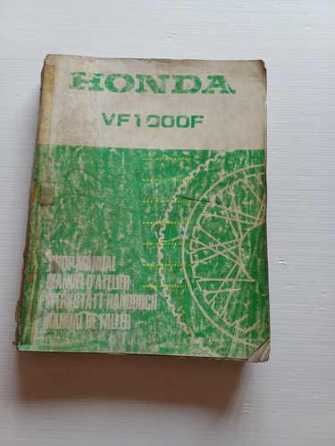 Honda VF 1000 F 1984 manuale officina originale