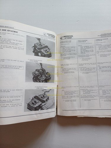 Honda VF 1000 F 1984 manuale officina originale
