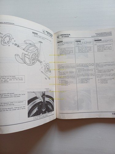 Honda VF 1000 F 1984 manuale officina originale