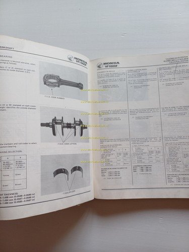 Honda VF 1000 F 1984 manuale officina originale