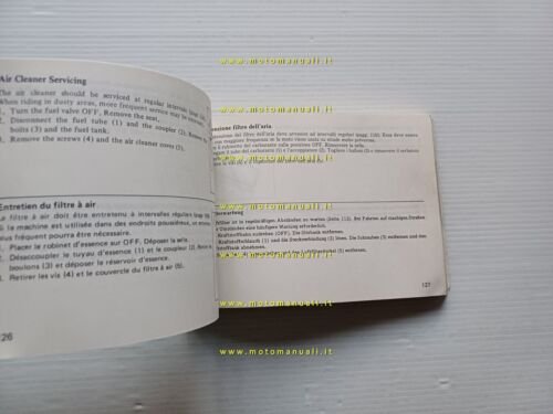 Honda VF 1000 F II 1985 manuale uso manutenzione libretto …