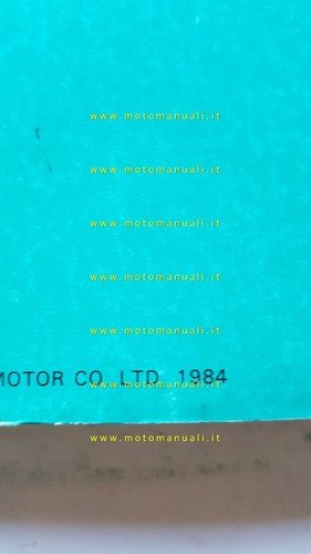 HONDA VF 1000 R 1984 catalogo ricambi ORIGINALE Spare Parts …