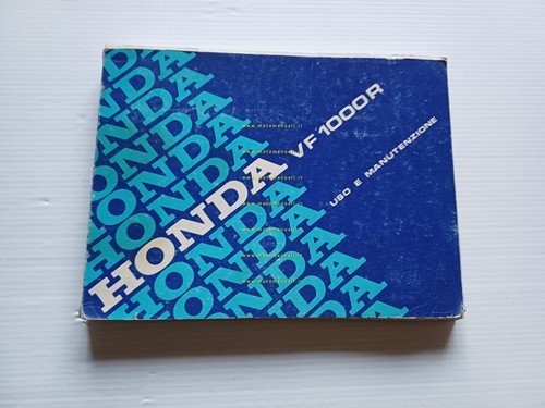 Honda VF 1000 R 1984 manuale uso e officina riparazione …