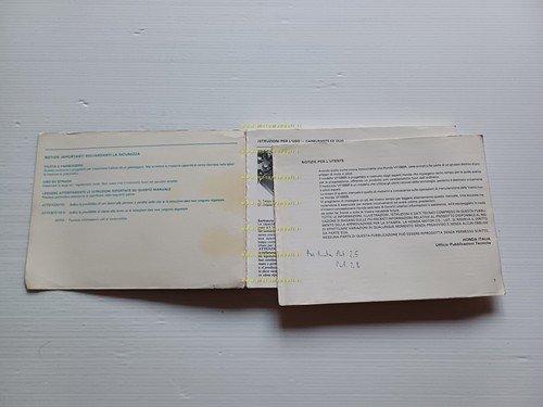 Honda VF 1000 R 1984 manuale uso e officina riparazione …