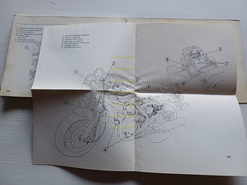 Honda VF 1000 R 1984 manuale uso e officina riparazione …