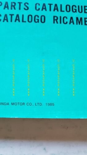 HONDA VF 1000 R (E-F-G) 1985 catalogo ricambi ORIGINALE Spare …