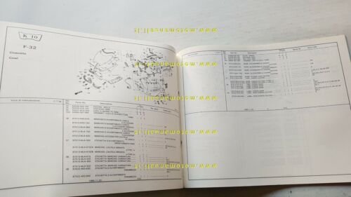 HONDA VF 1000 R (E-F-G) 1985 catalogo ricambi ORIGINALE Spare …