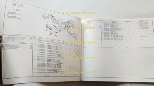 HONDA VF 1000 R (E-F-G) 1985 catalogo ricambi ORIGINALE Spare …