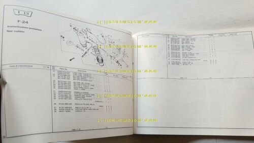 HONDA VF 1000 R (E-F-G) 1985 catalogo ricambi ORIGINALE Spare …