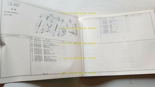 HONDA VF 1000 R (E-F-G) 1985 catalogo ricambi ORIGINALE Spare …