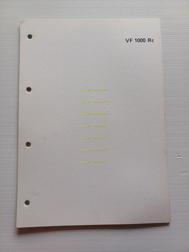 Honda VF 1000 R scheda informazioni tecniche manuale officina italiano …