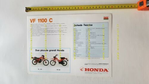 Honda VF 1100 C 1983 depliant ITALIANO originale brochure