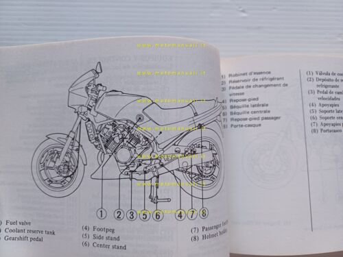 Honda VF 400 F 1983-84 manuale uso manutenzione libretto originale …