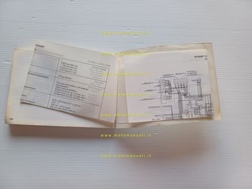 Honda VF 400 F 1983-84 manuale uso manutenzione libretto originale …