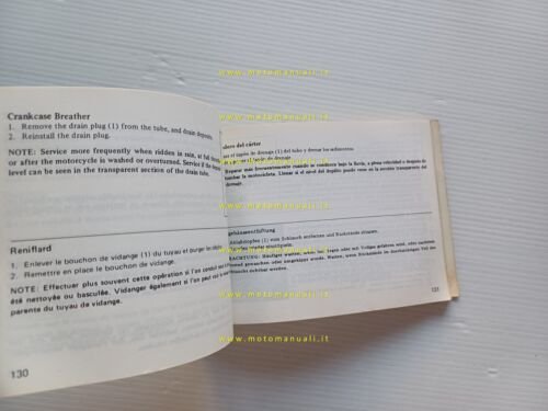 Honda VF 400 F 1983-84 manuale uso manutenzione libretto originale …