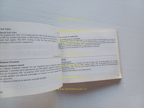Honda VF 400 F 1983-84 manuale uso manutenzione libretto originale …