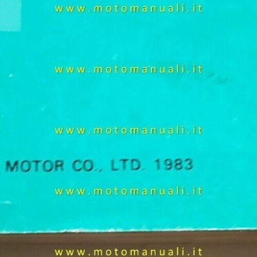 HONDA VF 400 F 1983 catalogo ricambi ORIGINALE spare parts …