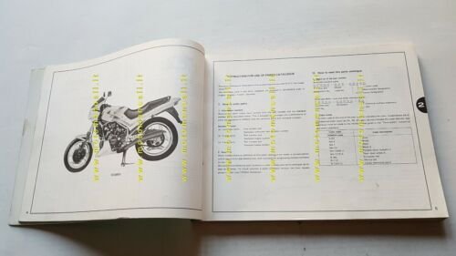 HONDA VF 400 F 1983 catalogo ricambi ORIGINALE spare parts …