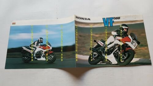 Honda VF 500 F 1985 depliant ITALIANO originale brochure