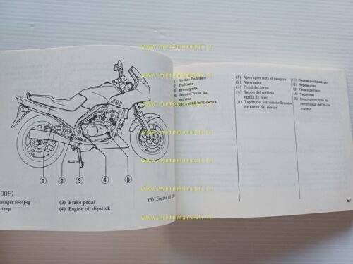 Honda VF 500 F 1985 manuale uso manutenzione libretto originale …