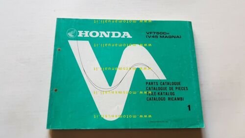HONDA VF 750 C - V45 MAGNA 1986 catalogo ricambi …