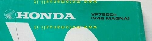 HONDA VF 750 C - V45 MAGNA 1986 catalogo ricambi …