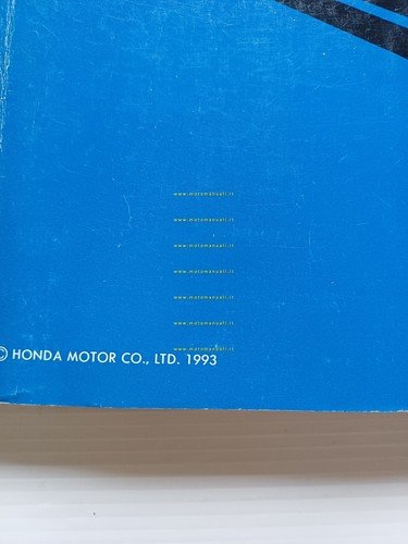 HONDA VF 750 C 1993 manuale officina riparazione ITALIANO originale