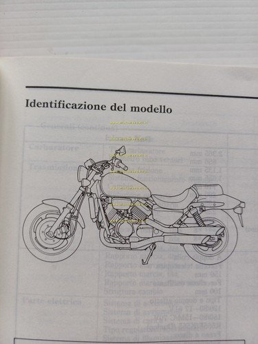 HONDA VF 750 C 1993 manuale officina riparazione ITALIANO originale