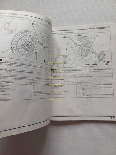 HONDA VF 750 C 1993 manuale officina riparazione ITALIANO originale