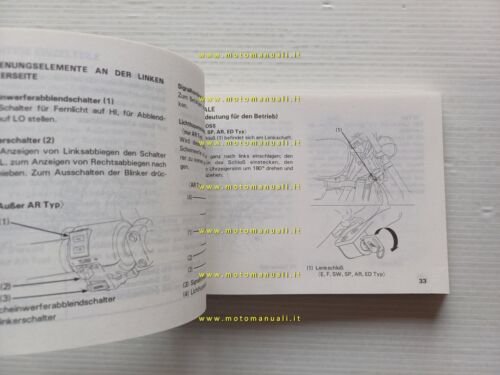 Honda VF 750 C 1993 manuale uso manutenzione libretto italiano …