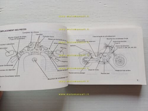 Honda VF 750 C 1993 manuale uso manutenzione libretto italiano …
