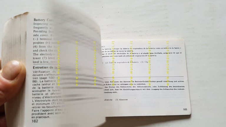 Honda VF 750 Custom 1983 manuale uso manutenzione INGLESE originale