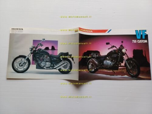 Honda VF 750 Custom 1987 depliant italiano originale