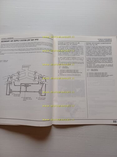 Honda VF 750 Custom VARIANTI 1988 manuale officina originale