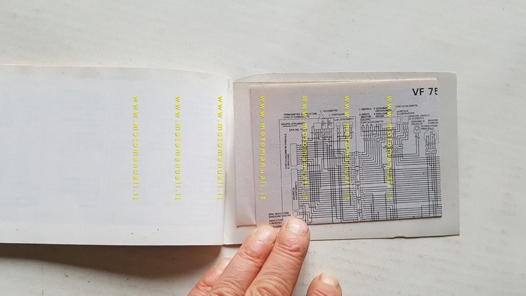 Honda VF 750 F 1982 manuale uso manutenzione libretto INGLESE …