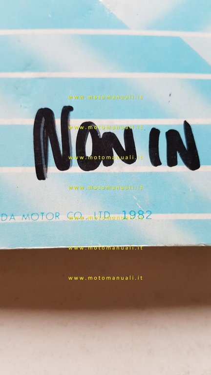 Honda VF 750 F 1982 manuale uso manutenzione libretto INGLESE …