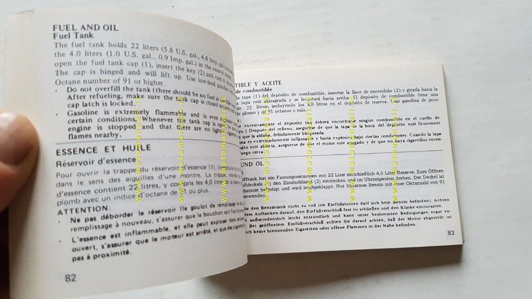 Honda VF 750 F 1982 manuale uso manutenzione libretto INGLESE …