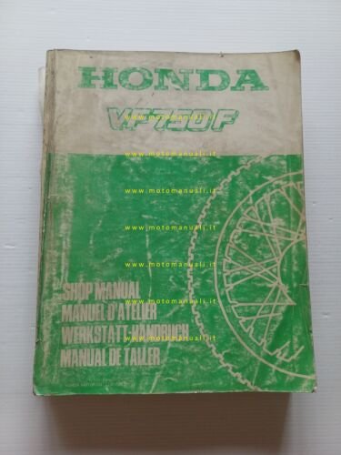 HONDA VF 750 F 1983 manuale officina originale