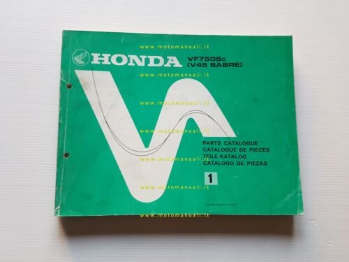 Honda VF 750 S - V45 SABRE 1982 catalogo ricambi …