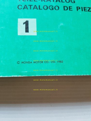 Honda VF 750 S - V45 SABRE 1982 catalogo ricambi …