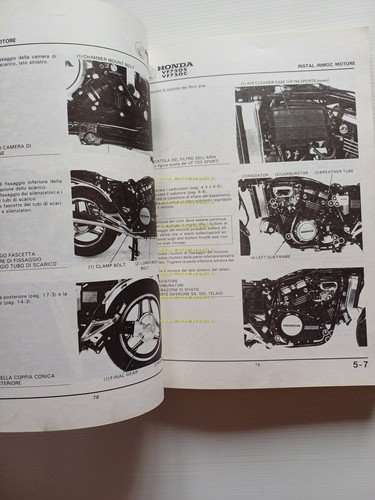 Honda VF 750 Sports - Custom 1982 manuale officina originale …