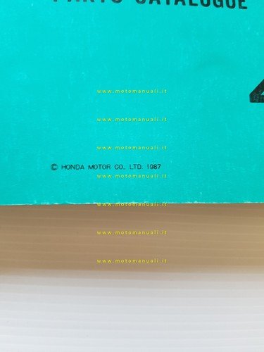 HONDA VFR 750 F - Interceptor 1987 catalogo ricambi italiano …