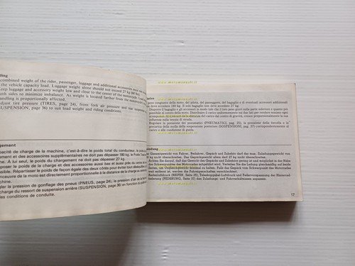 Honda VFR 750 F 1985-86 manuale uso manutenzione italiano originale