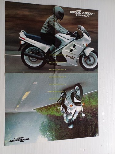 Honda VFR 750 F 1985 depliant ITALIANO originale