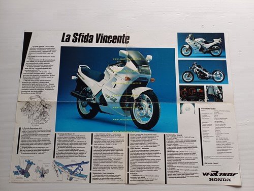 Honda VFR 750 F 1985 depliant ITALIANO originale