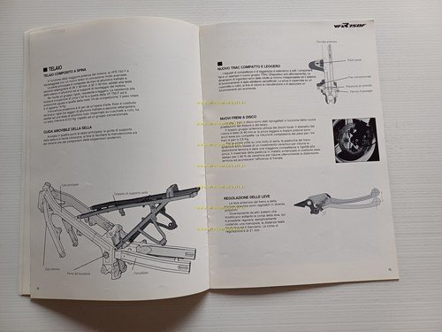 Honda VFR 750 F 1985 presentazione stampa depliant ITALIANO originale