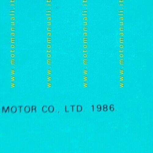 HONDA VFR 750 F 1986 catalogo ricambi ORIGINALE Parts Catalogue
