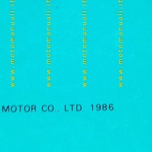 HONDA VFR 750 F 1986 catalogo ricambi ORIGINALE Parts Catalogue