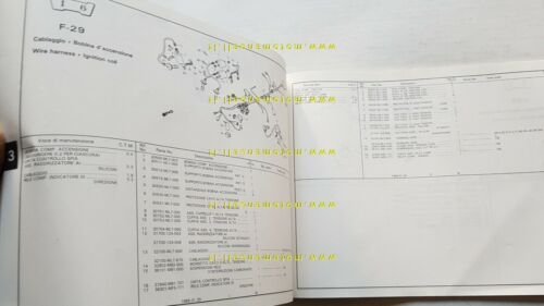 HONDA VFR 750 F 1986 catalogo ricambi ORIGINALE Parts Catalogue